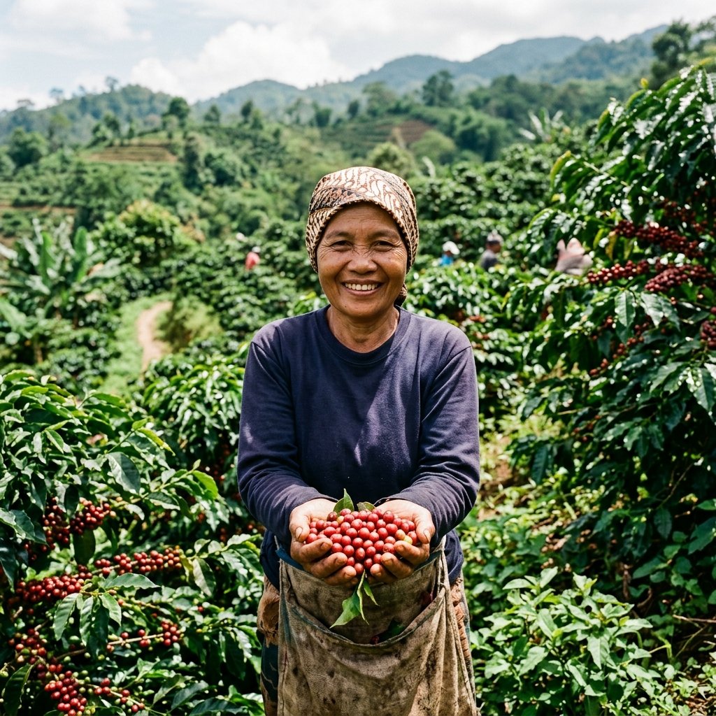 Petani Kopi Tanggamus Lampung